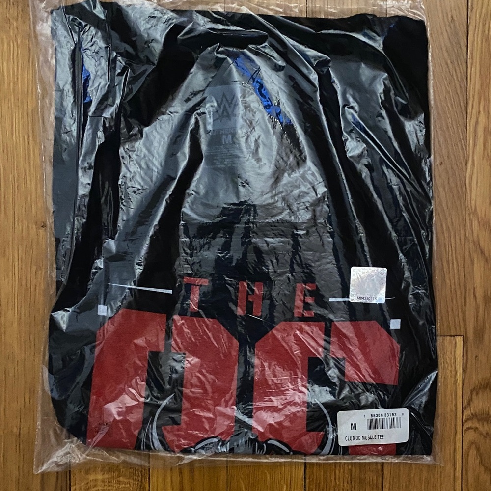 WWE Black and Red Short Sleeve Tee